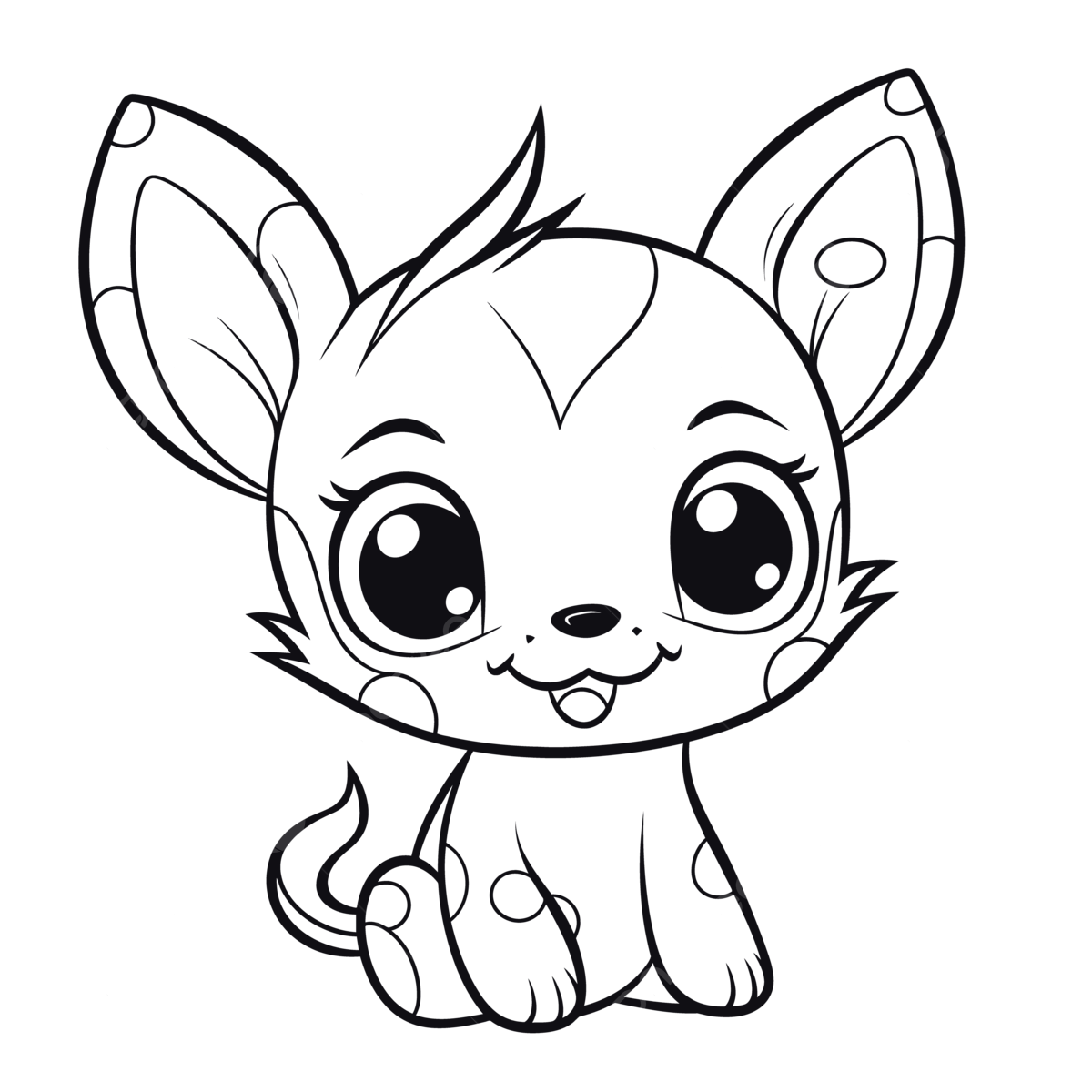 Cute puppy coloring page outline sketch drawing vector wing drawing puppy drawing ring drawing png and vector with transparent background for free download