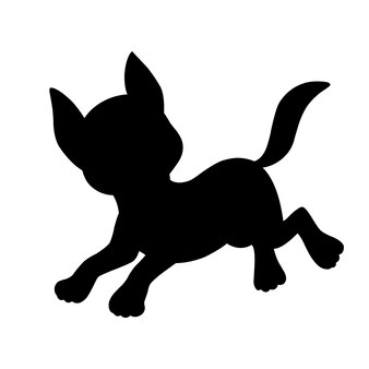 Page dog silhouette clip art images