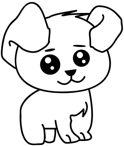 Sad puppy coloring page free printable coloring pages