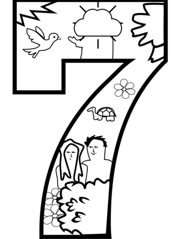 Creation day coloring page free printable coloring pages