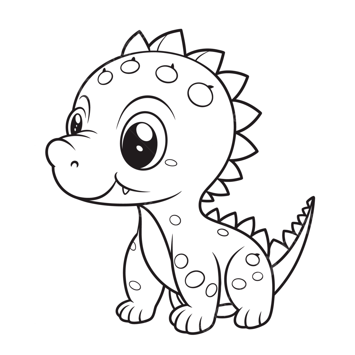 An adorable baby dinosaur coloring page outline sketch drawing vector baby drawing dinosaur drawing wing drawing png and vector with transparent background for free download