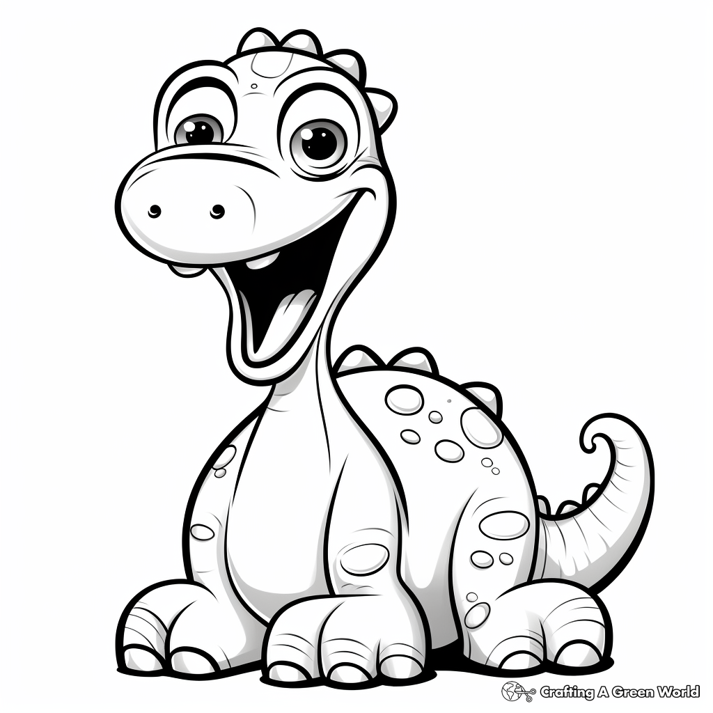 Dinosaur coloring pages for toddlers