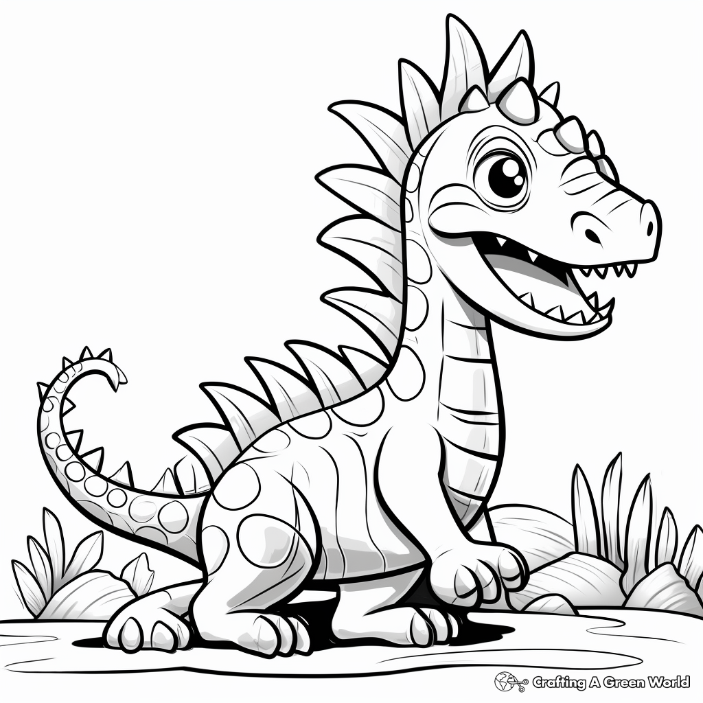 Kentrosaurus coloring pages