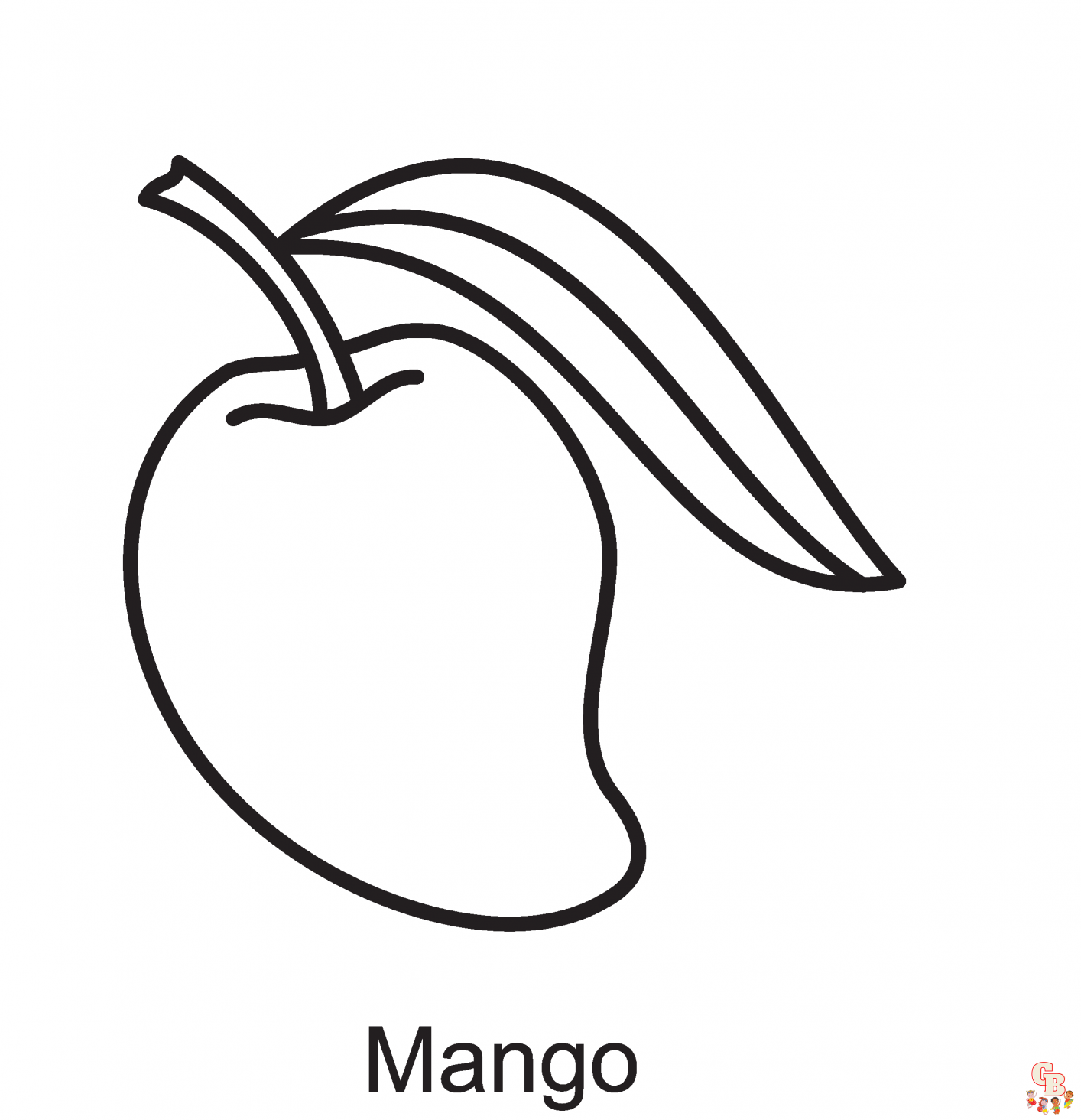 Mango coloring pages fun and free printable sheets