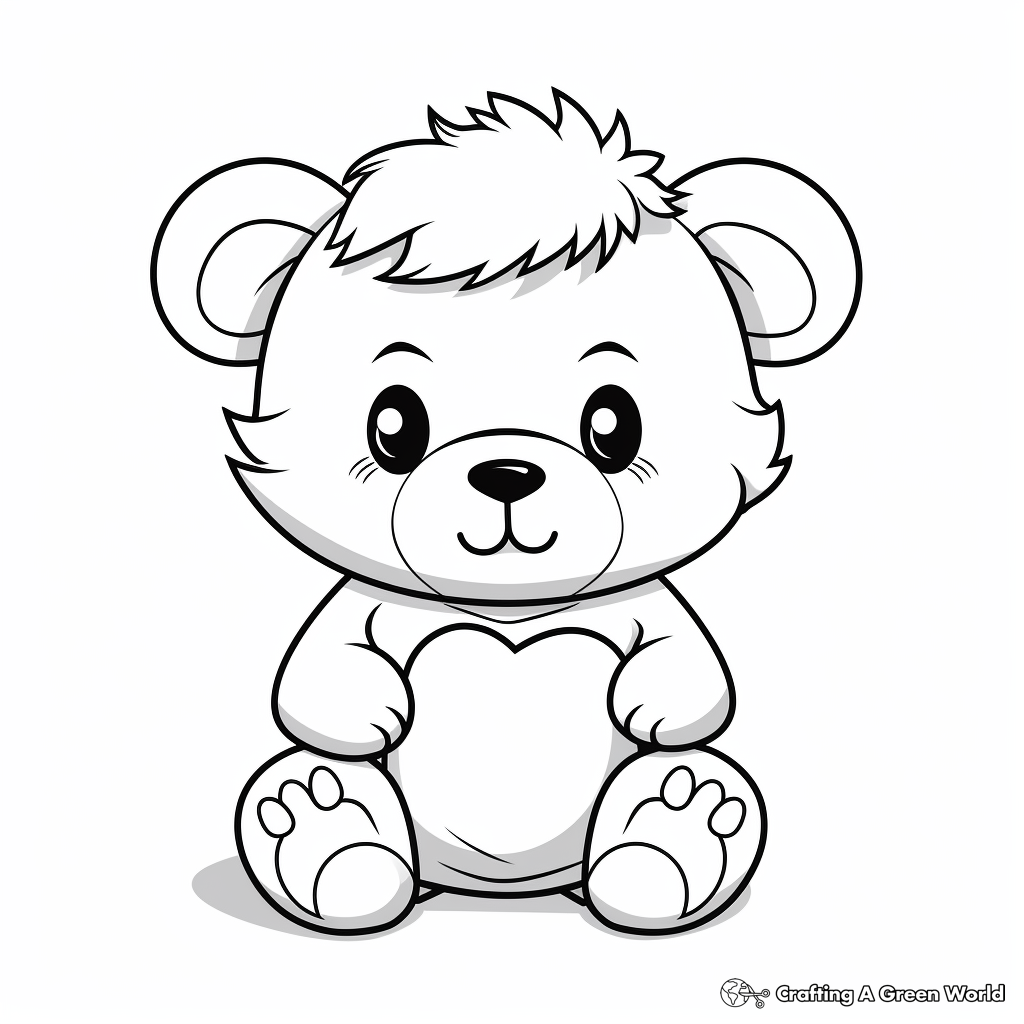 Valentine coloring pages for toddlers
