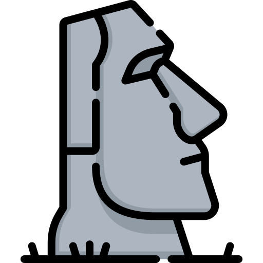 Moai special lineal color icon