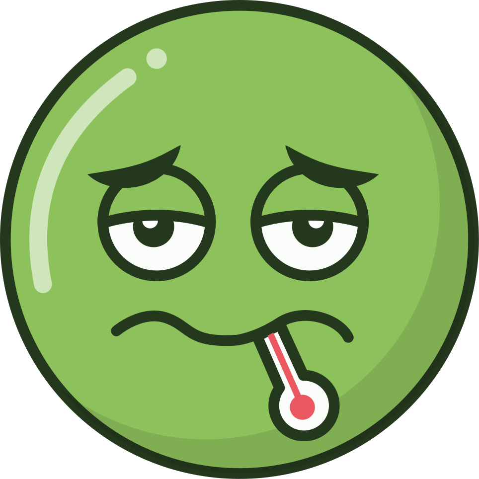 Sick emoji design wallpaper decal