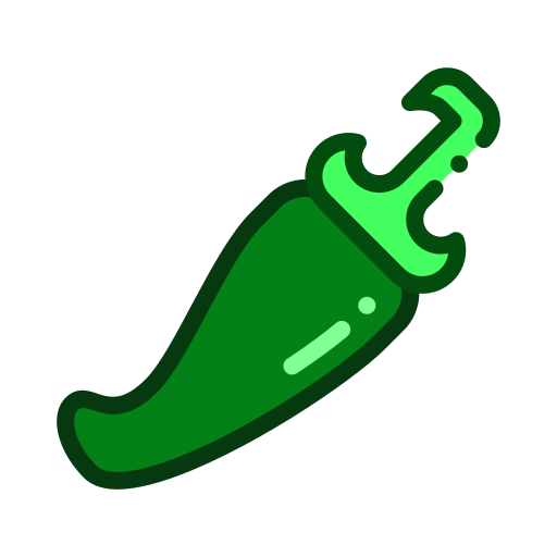 Jalapeno generic outline color icon