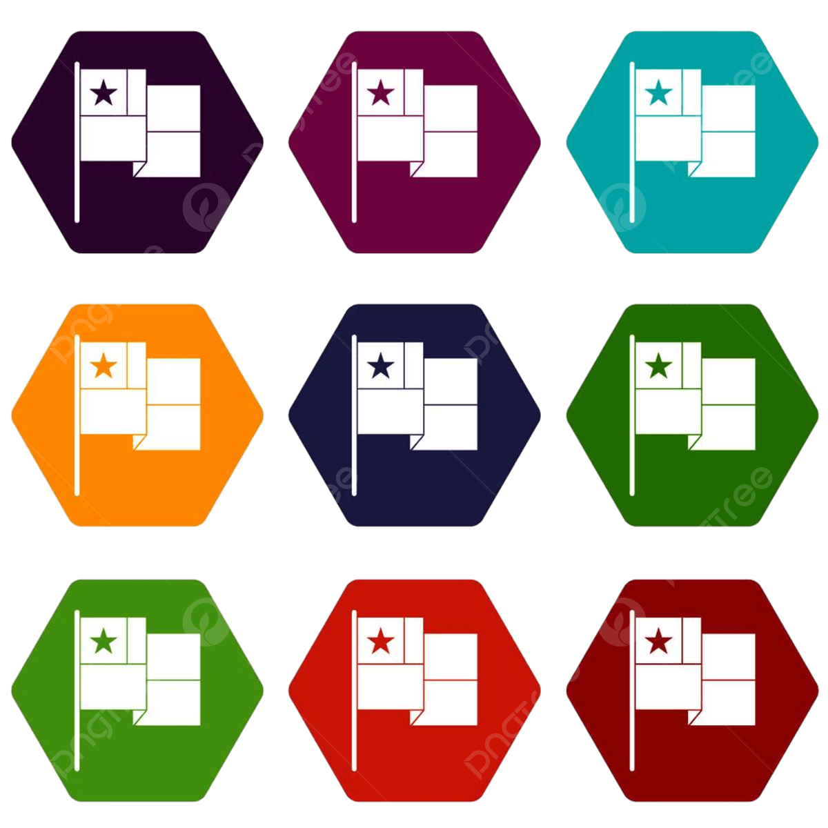 Chilean flag vector art png images free download on