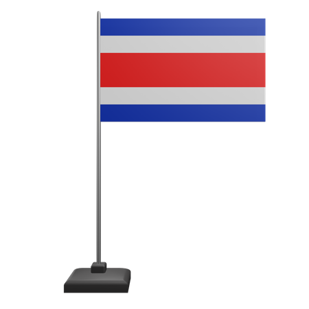 Costa rica flag d icon download in png obj or blend format