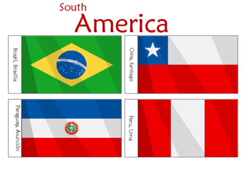South american flags printables for kids â part