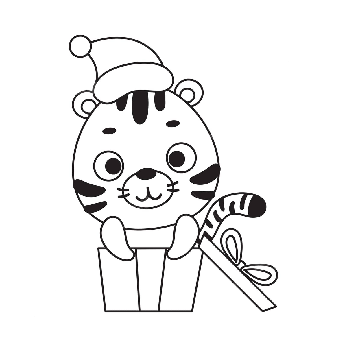 Baby tiger coloring page png transparent images free download vector files