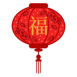 Chinese lantern color stroke png svg design for t