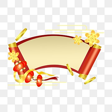 New year scroll png transparent images free download vector files