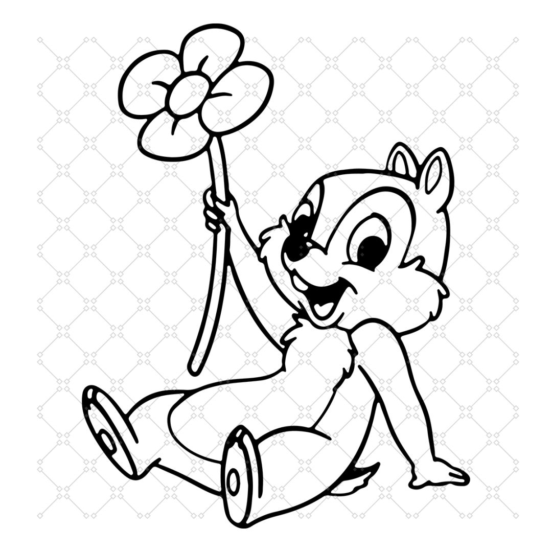 Chip and dale svg free disney svg outline svg instan