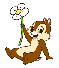 Playful chip dale and clarice stickers