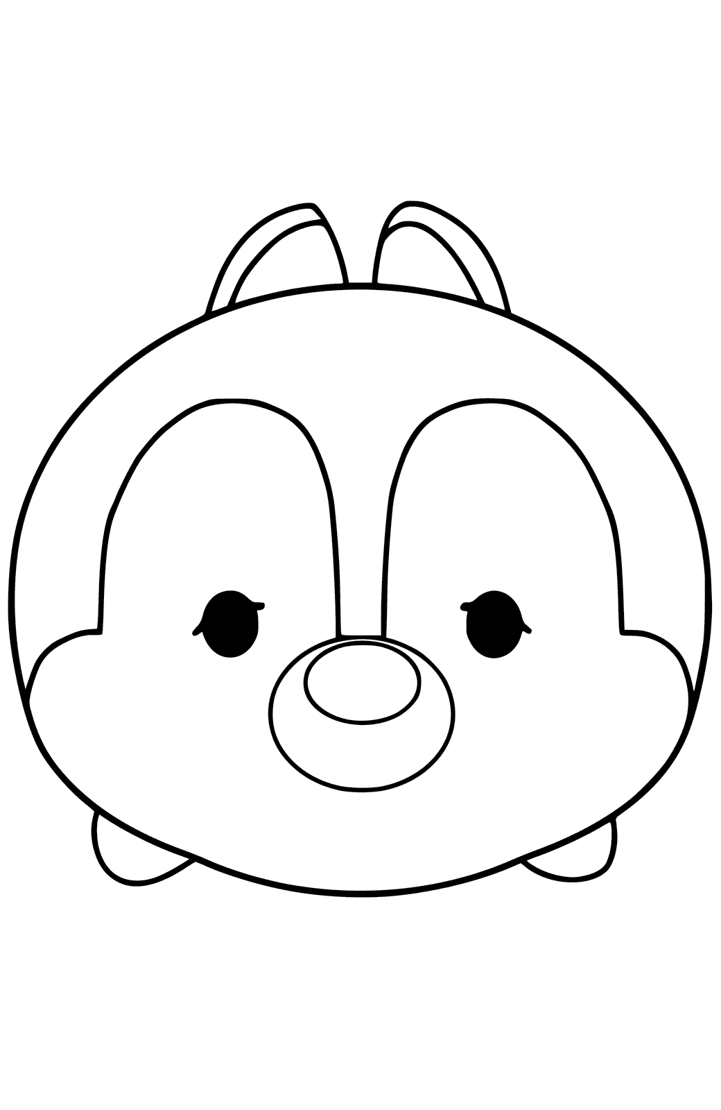 Tsum tsum coloring pages