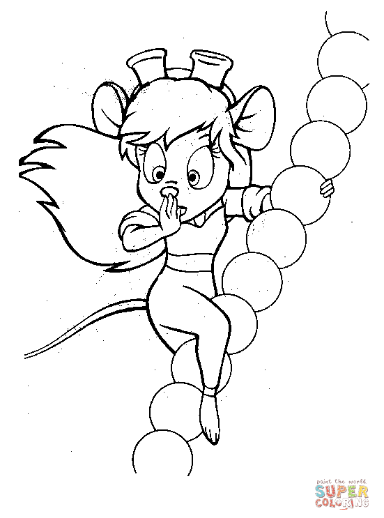 Chip and dale rescue rangers coloring pages