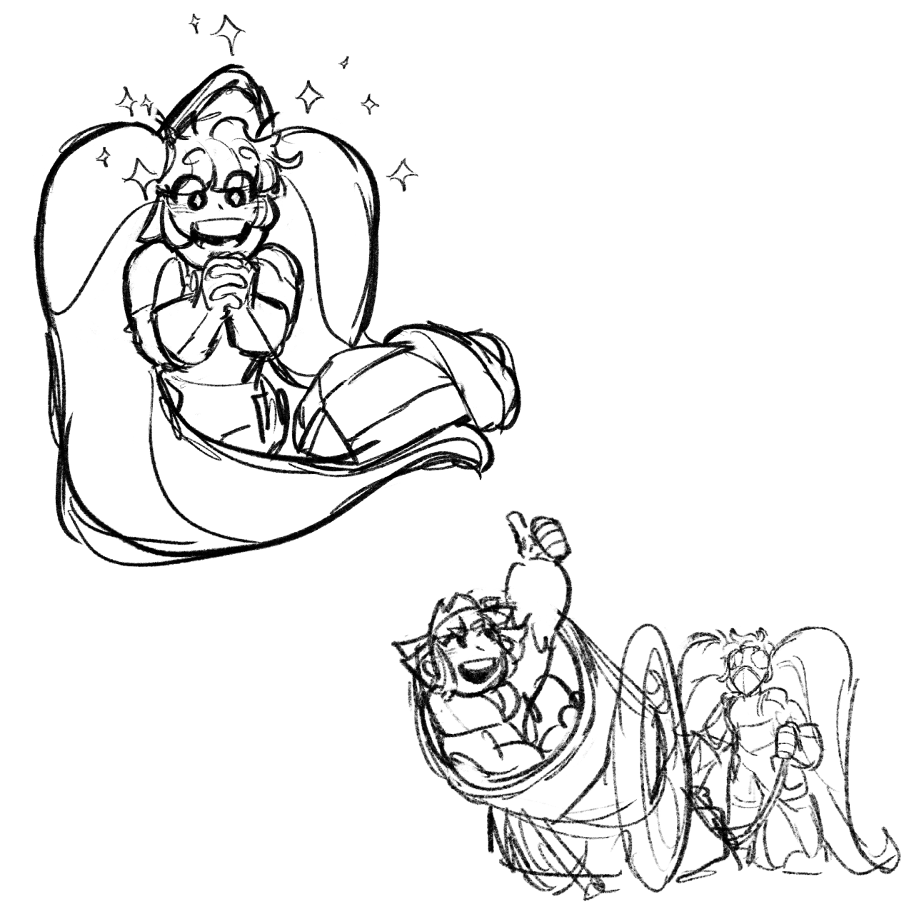 Here es the boy â can you draw entrapta if she got access of a