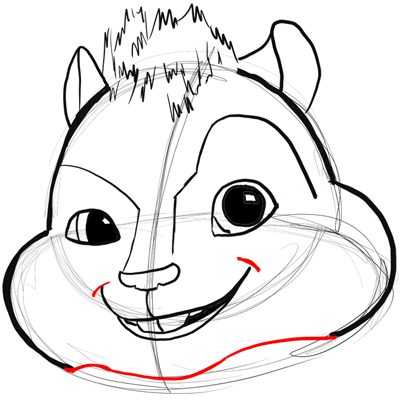 How to draw alvin from alvin and the chipmunks the squekquel