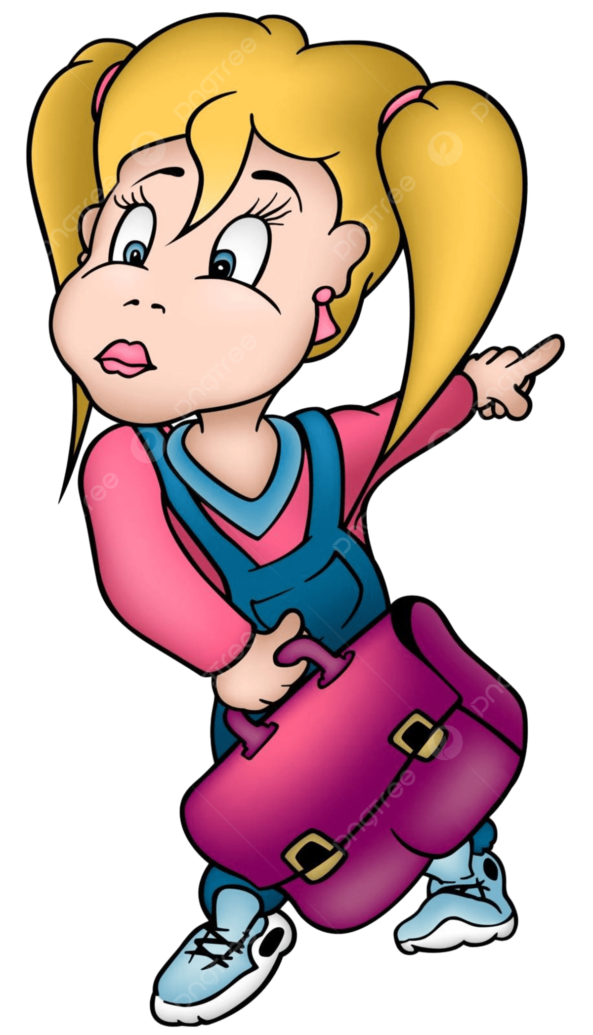 Schoolgirl girl illustration character vector girl illustration character png and vector with transparent background for free download