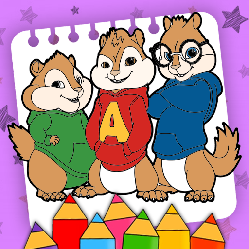 Alvin chipmunks coloring book â apps on