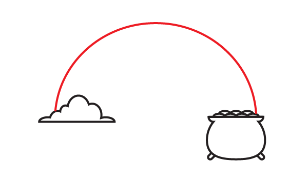 How to draw a rabow with a pot of gold rabow drawg gold drawg pot of gold