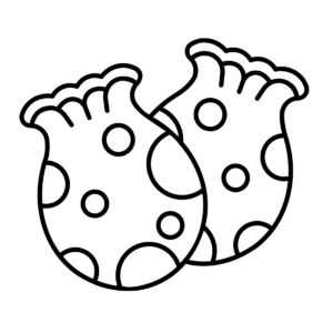 Mittens coloring pages printable for free download