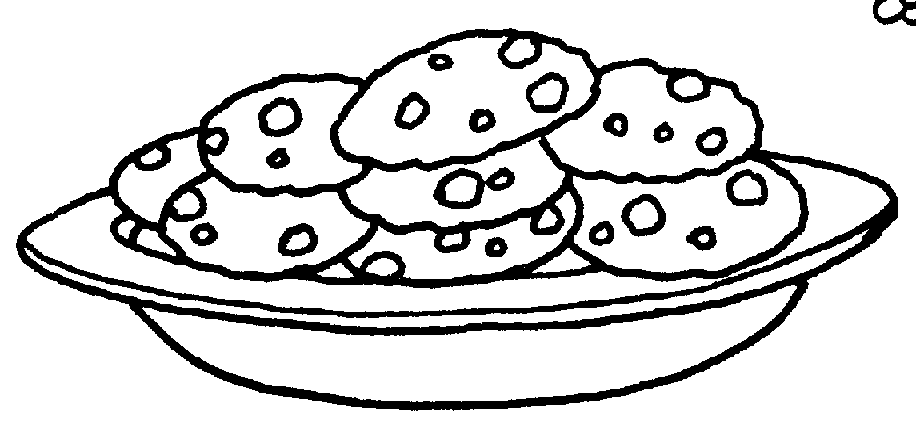 Best plate of cookies clipart