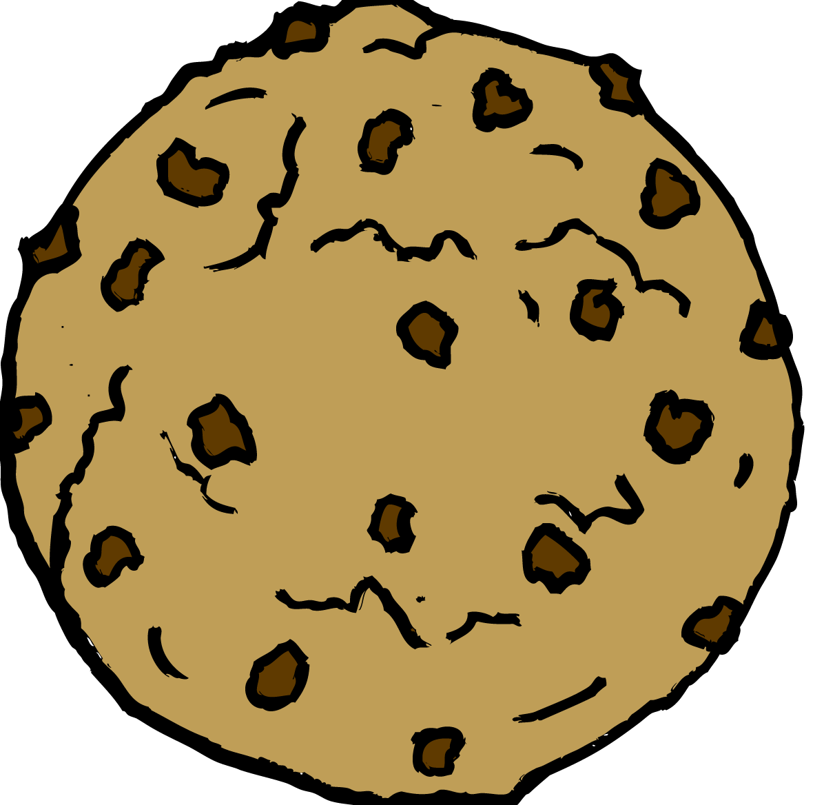 Chocolate chip cookies coloring pages free