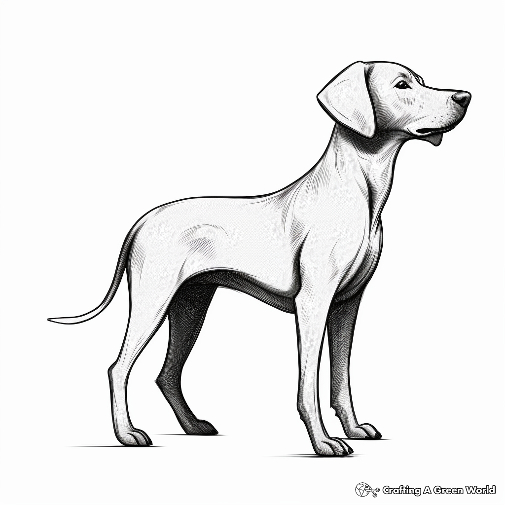 Black lab coloring pages