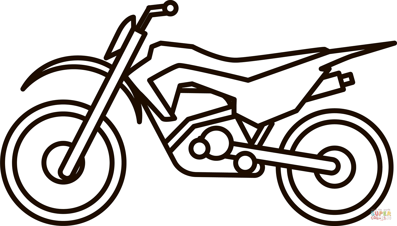 Dirty bike coloring page free printable coloring pages