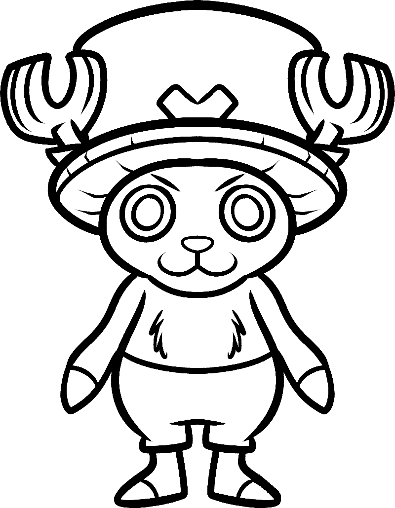 Tony tony chopper coloring pages printable for free download