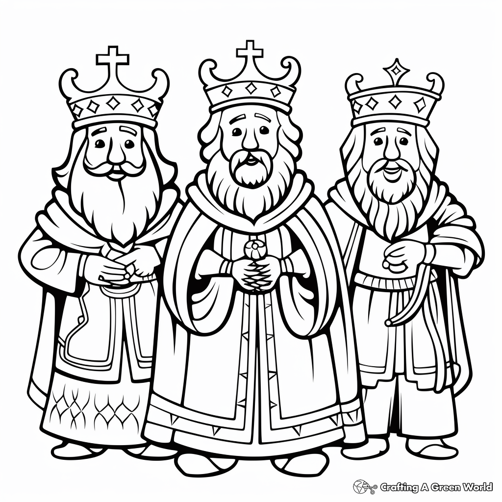 Christian christmas coloring pages