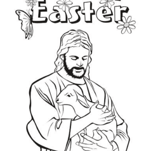 Religious easter coloring pages printable for free download