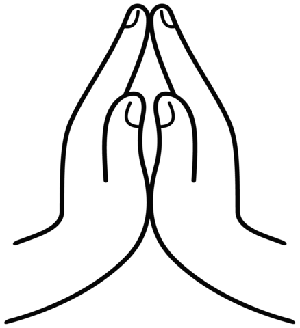 Praying hands coloring page free printable coloring pages