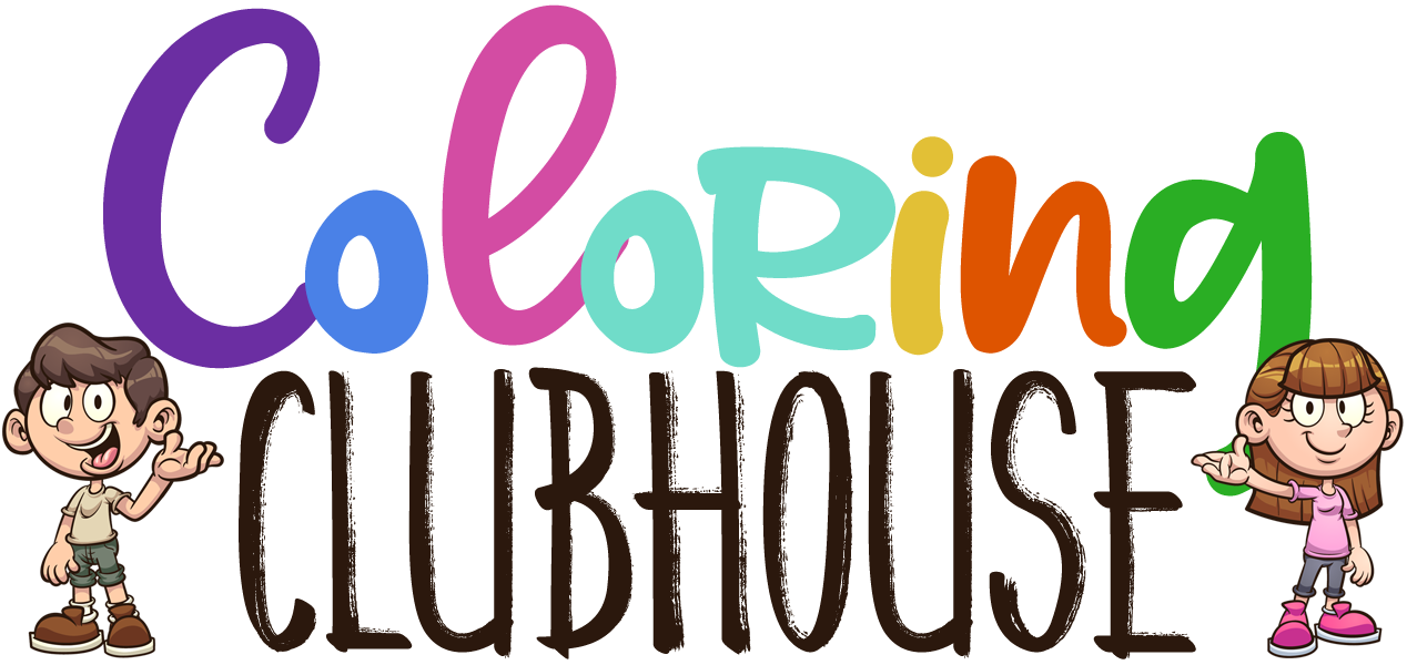 Printable coloring pages ð instant pdf downloads coloring clubhouse