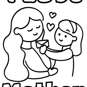I love mom coloring pages printable for free download