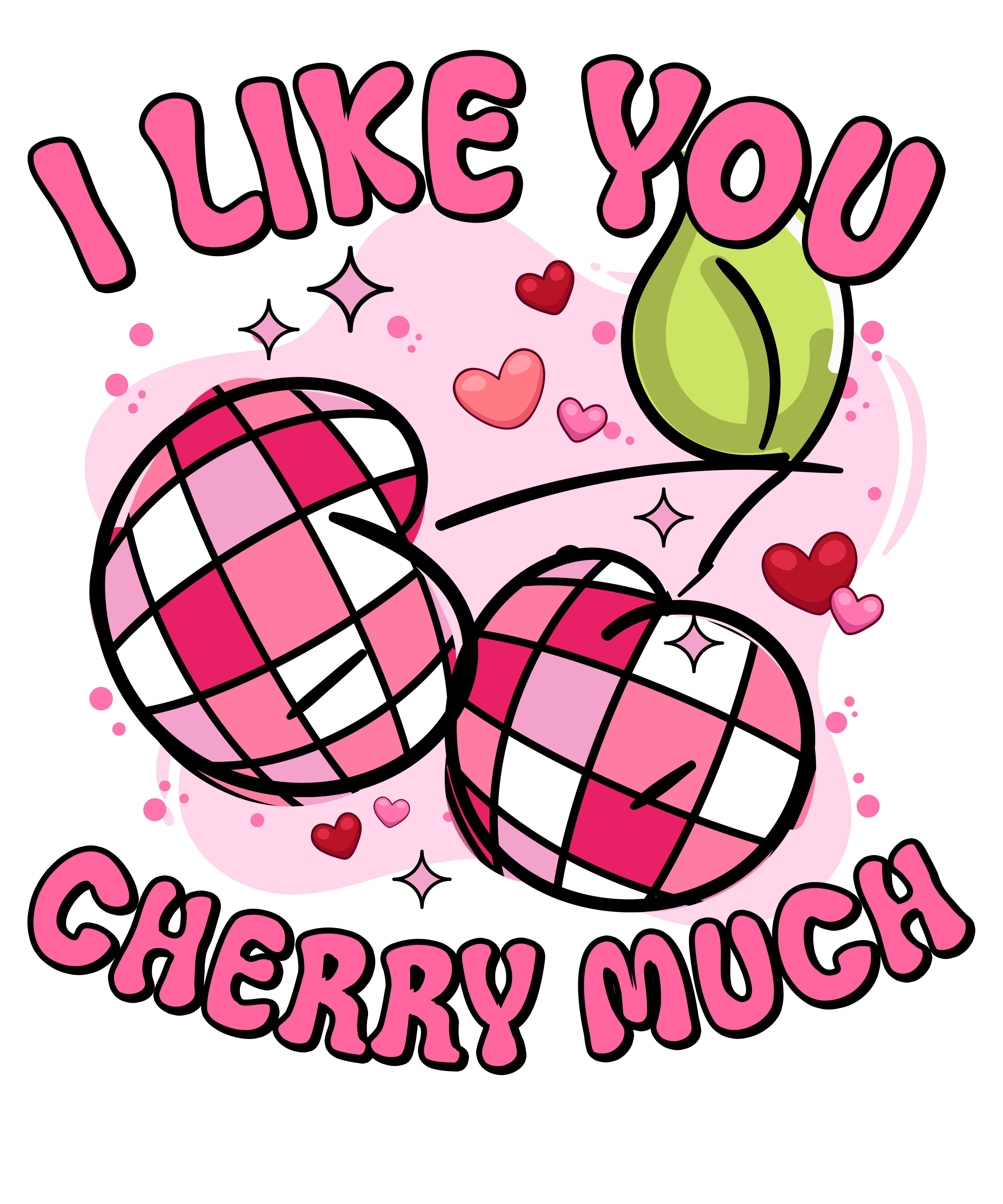 I like you cherry much png cute valentines shirt cherry va