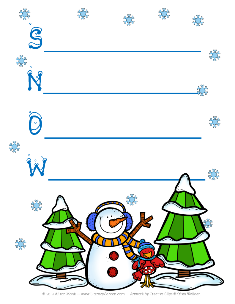 Winter writing collection