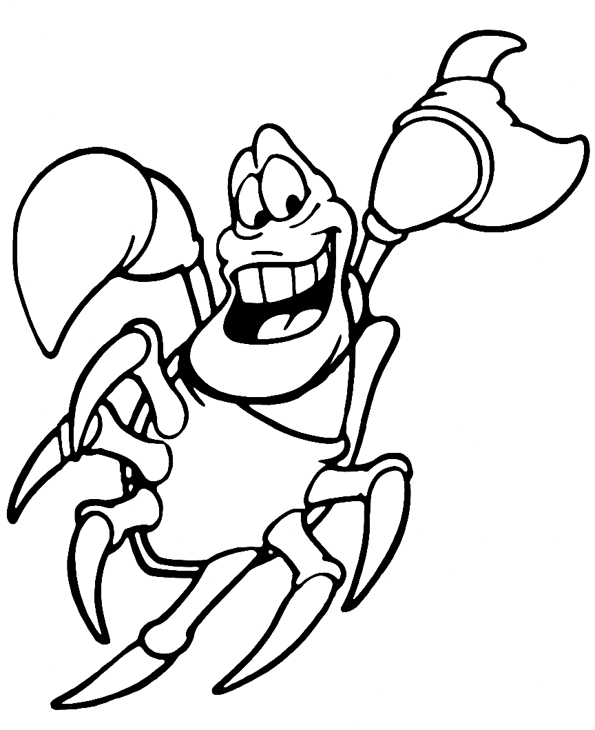The little mermaid coloring pages