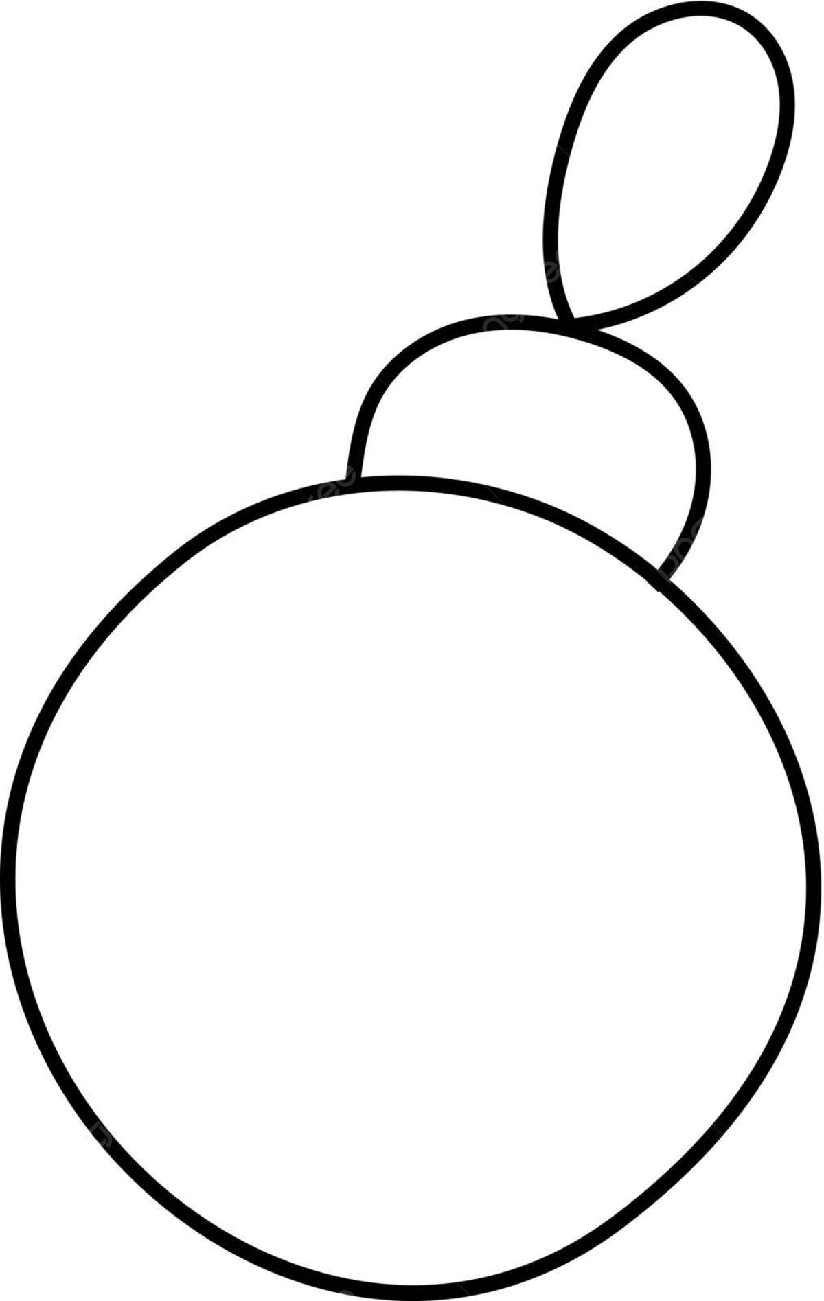 Vector clip art of an outlined doodle christmas tree toy ball vector christmas tree drawing christmas drawing tree drawing png and vector with transparent background for free download