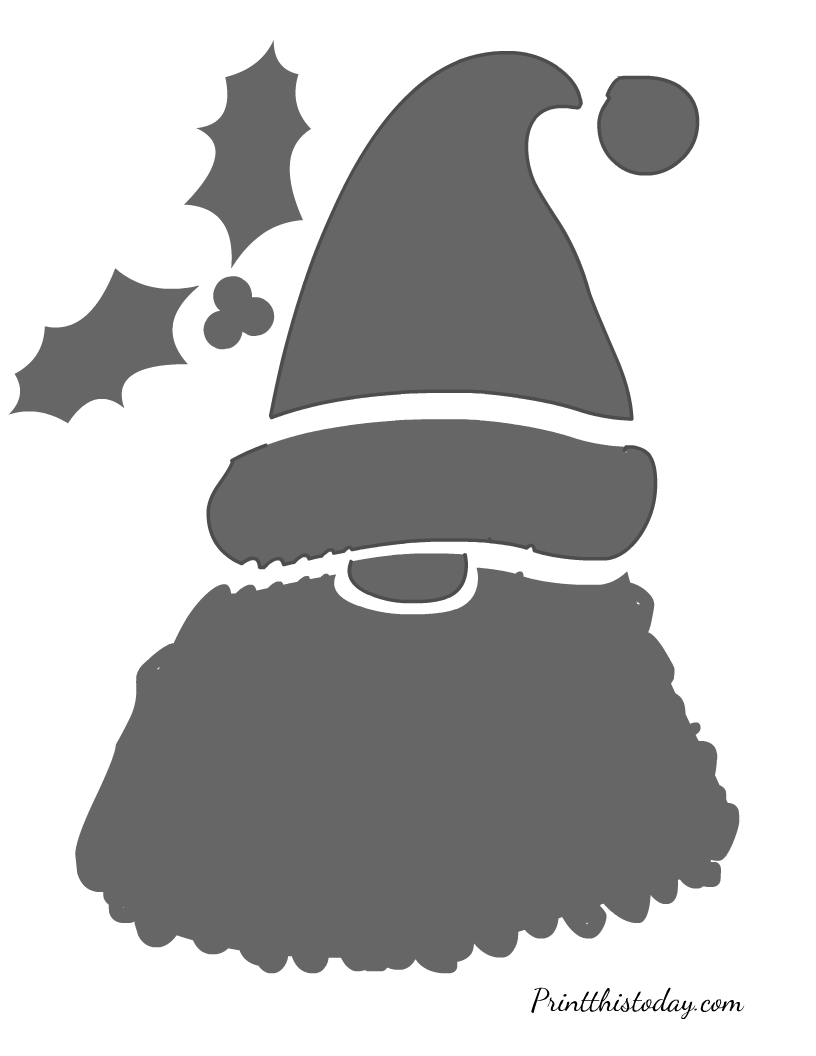 Free printable christmas stencils