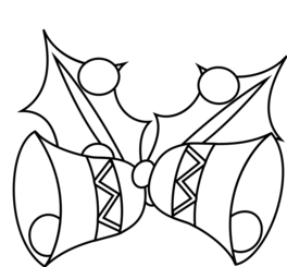 Jingle bells coloring book vector for free download