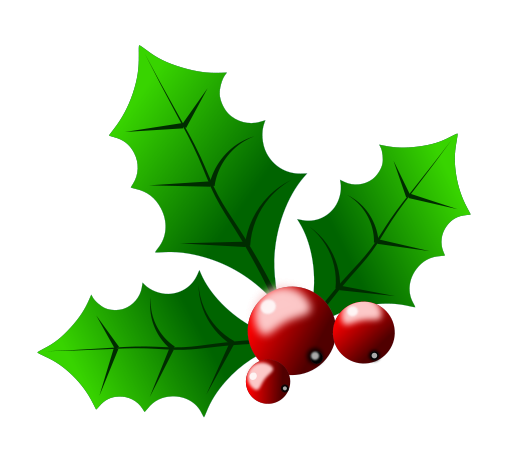 Free christmas clip art holly clipart panda