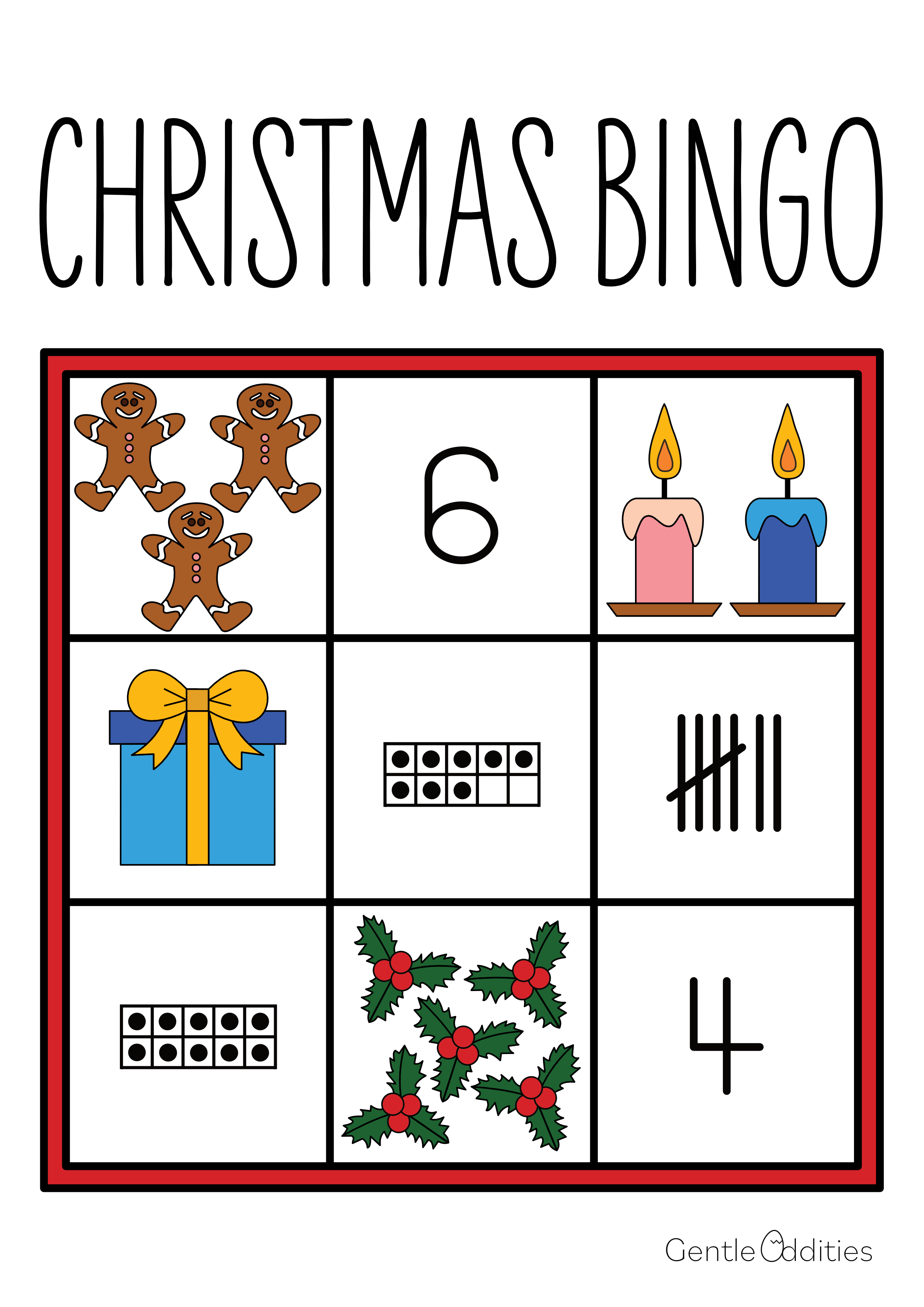Christmas bingo