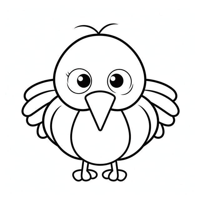 Cute birds coloring pages coloring bird drawing with bird cartoon illustrations printouts outline sketch vector car drawing cartoon drawing bird drawing png and vector with transparent background for free download