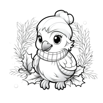 Vector illustration of bird coloring pages or activity books for children vector book drawing bird drawing rat drawing png and vector with transparent background for free download