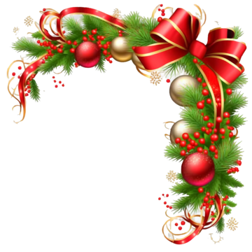 Christmas border clipart images free download png transparent background