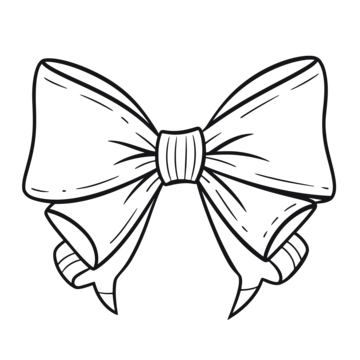 Bow coloring page png transparent images free download vector files